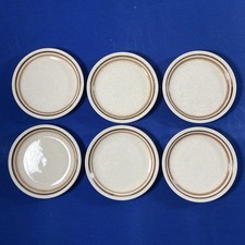 6 x Vintage Biltons Ironstone Tableware Retro Beige Side Plates 17cm