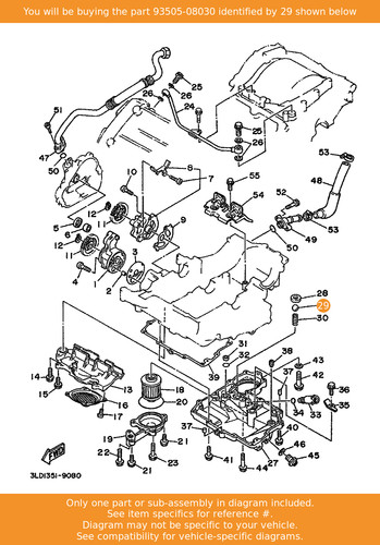 Yamaha ball 93505 08030 - yamaha, 93505-08030