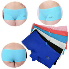 6 Pack Womens Boxer Shorts Cotton Pants Girls Ladies Knickers Underwear Panties