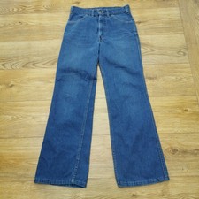 Levi's Movin On Jeans Mens W30 L31 Blue Regular Bootcut Flare Leg Vintage 70s