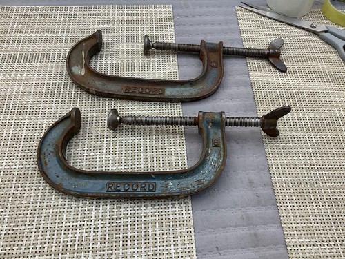 Pair vintage record - of,