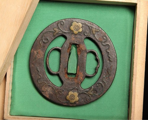 Japanese tsuba sword guard - tsuba,