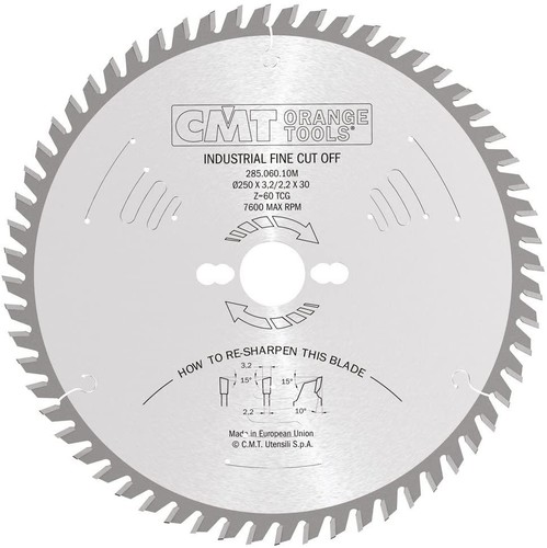 Cmt 250mm 30b 60t - 250mm,