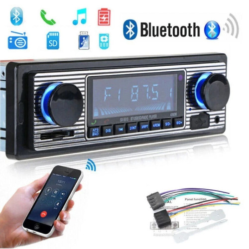 Retro car bluetooth compatible - retro,