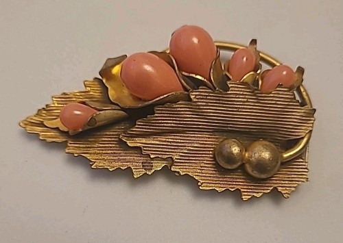 Vintage brushed gold toned - vintage,