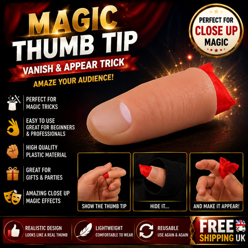 Magic thumb tip finger - magic, trick
