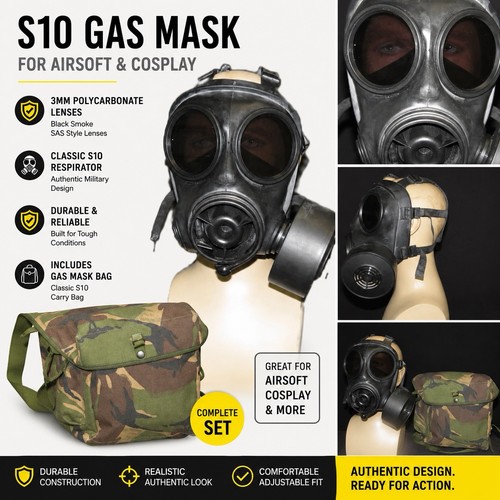 S10 gas mask - s10,