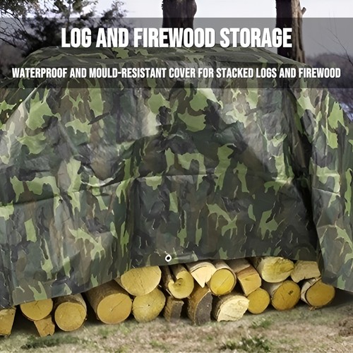Camo heavy duty tarpaulin - camo,