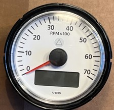 VDO Speed Gauge,, White Face
