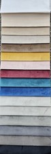 Plush Velvet Fabric Smooth Soft Plain Upholstery Cushion Curtain Material