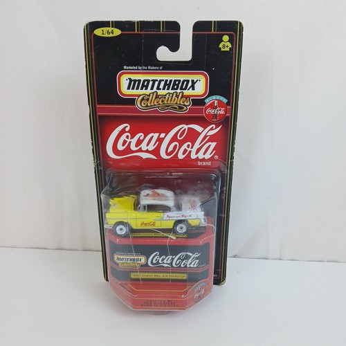 Matchbox coca cola 1955 chevy - cola,