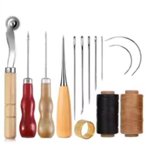 Leather sewing kit - leather,