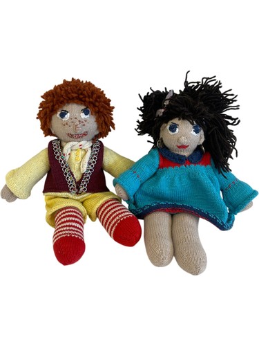 Vintage hand knitted rosie and - vintage,