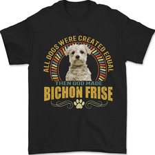 A Bichon Frise Dog Mens T-Shirt 100% Cotton