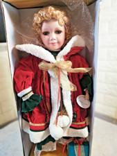 The Knightsbridge Collection Porcelain Doll Natalie LMTD Ed Christmas Doll Boxed