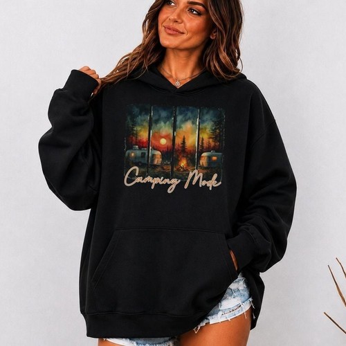 Camping mode hoodie - mode,