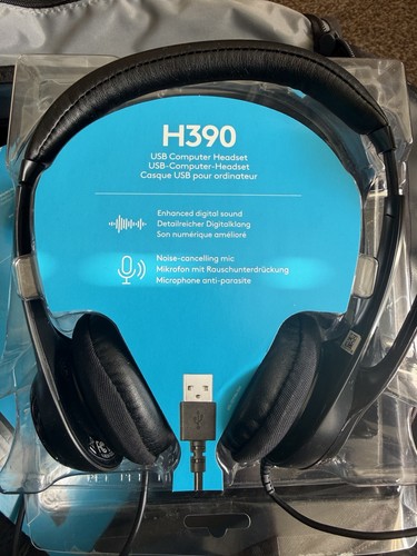 Logitech wired headset h390 - headset,