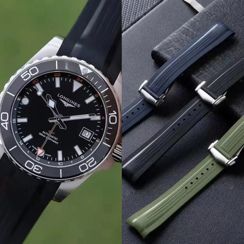 Rubber strap for - rubber, longines