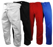 Karate Pants Heavy Weight 12 OZ 100% Cotton Preshrunk Martial Arts Gi New