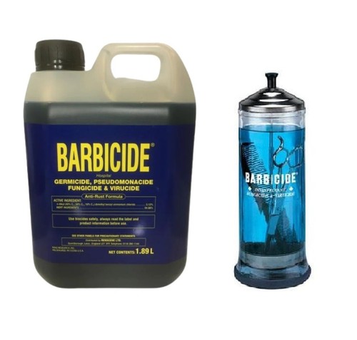 Barbicide disinfectant - barbicide,