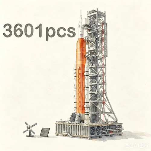 Model artemis rocket space - model,