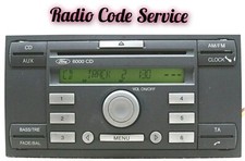 FORD RADIO CODE DECODE SERVICE FOCUS MONDEO TRANSIT CONNECT 6000CD STEREO