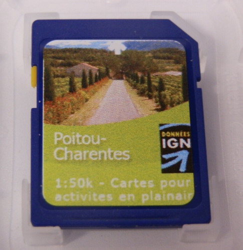 Satmap map poitou charentes - satmap,