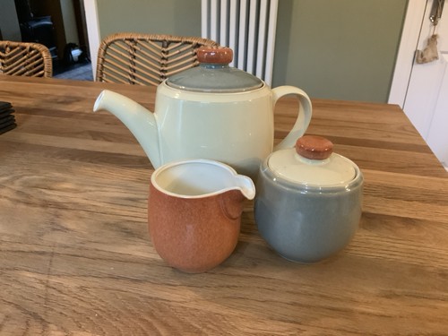 Denby fire teapot - teapot,, milk
