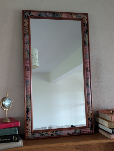 Vintage floral painted wooden - vintage,