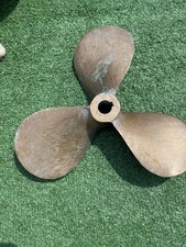 Bronze Boat Propeller Used 7” Pitch Good Condition / Wall Ornament Ship Nautical