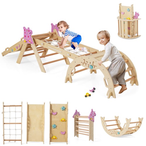 Wooden montessori climbing - montessori,
