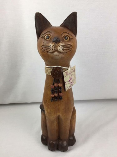 Large hand carved wooden wood - wooden,