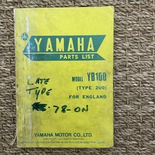  Yamaha Parts List YB100 Similar YL1 FS1E Fizzy Good Condition Genuine 