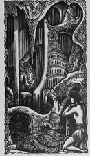 John Buckland Wright Golden Cockerel Press Proof Sheet 4 Pages 2 Wood Engravings