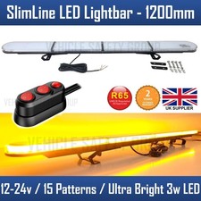 LED Light Bar Amber Flashing