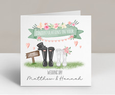 Personalised Wedding Card
