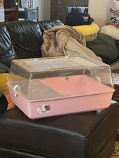 Pink 2-tier Hamster Cage