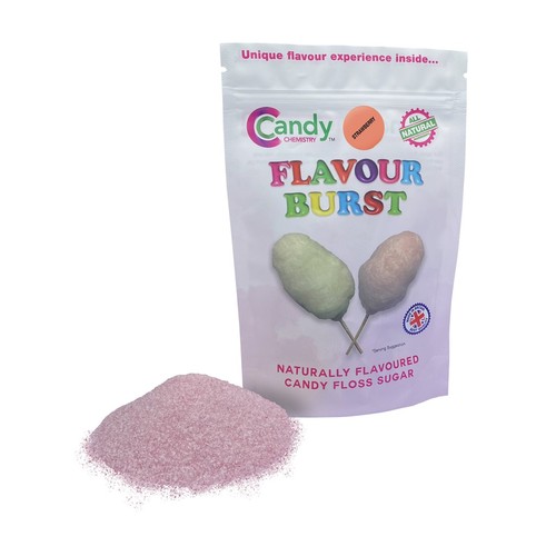 Candy floss sugar strawberry - strawberry,