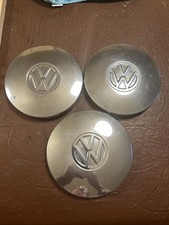 VW 6in Wheel Hub Caps Chrome