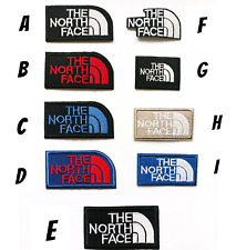 patch toppa The North Face decorazione termoadesiva ricamata da stirare o cucire