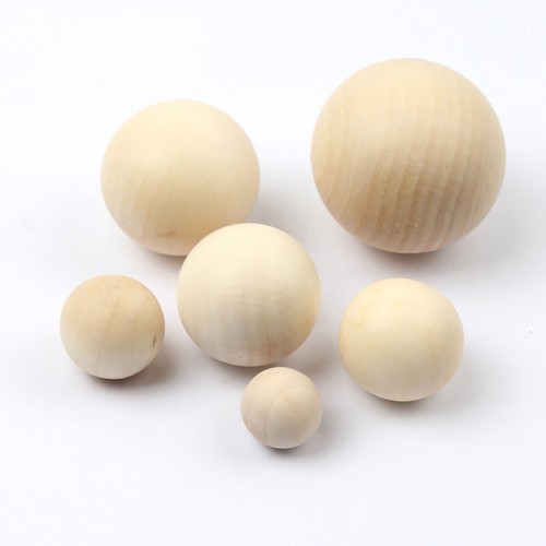 Wooden balls natural craft - balls,