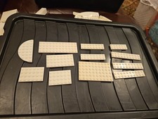 LEGO White Bricks Plates X 12 Mixed Size Bundle 0011 Job Lot Free Postage
