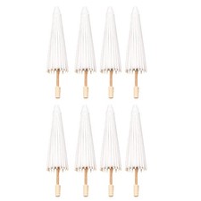 8PCS Paper Parasol Wedding Umbrella  Favor Bamboo Umbrellas for Bridal8118