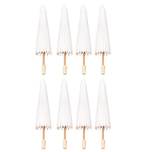 8pcs paper parasol wedding - parasol,