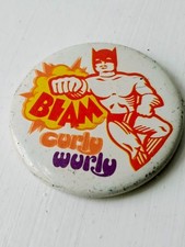 vintage promotional pin badge