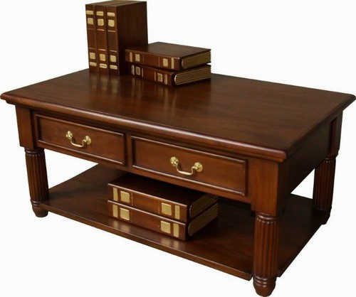 Mahogany coffee table - mahogany, 2
