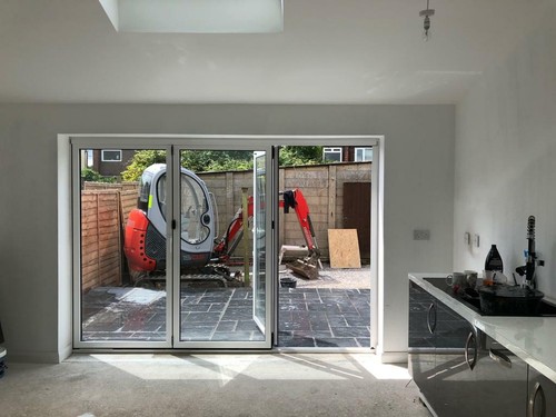 Aluminium fold doors - aluminium,