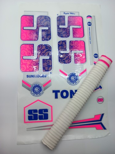Cricket bat sticker embossed - bat,