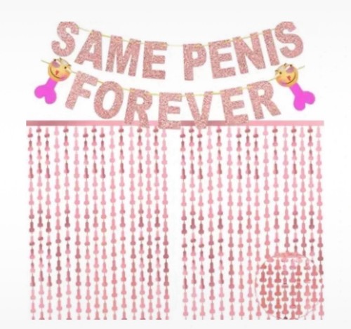 Rose gold banner hen party - banner,