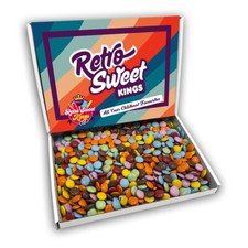 Smarties Gift Box Chocolate Beans Sweets Retro Hamper Personalised Birthday